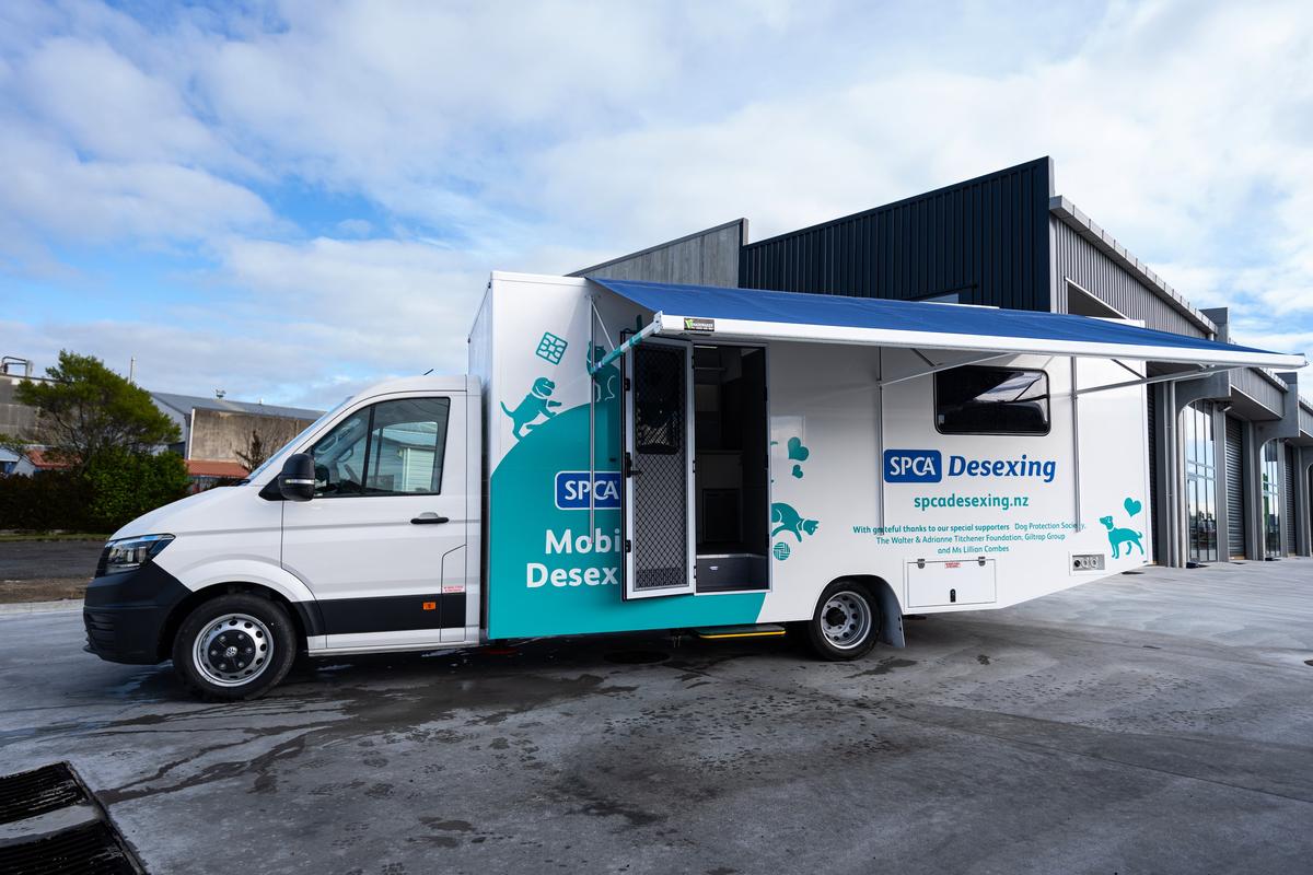 SPCA’s Mobile Desexing Clinic ready for first South Island campaign 