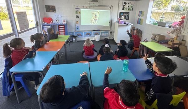 international school class using SPCA resources