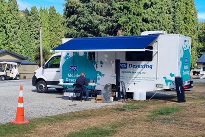 The SPCA Mobile Desexing Clinic visits Reefton