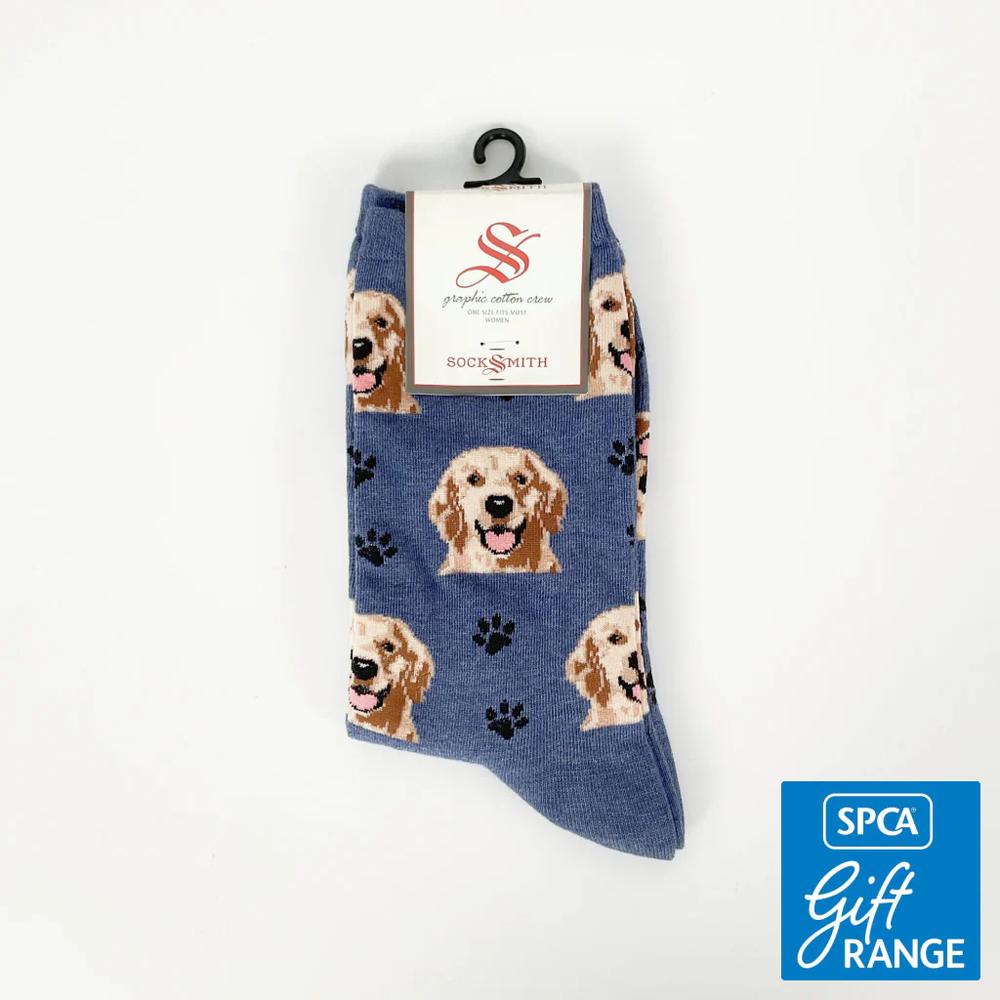 Who's A Good Boy Denim Heather Socks